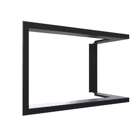 Frame for ZIBI P BS fireplace stove frame width 35 mm