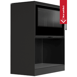 Fafűtéses acélkályha KRATKI KARI 95 Ø 180 14 kW fafűtéses mélyedés fekete thermotec