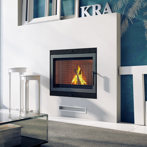 Steel fireplace BLANKA 11 kW Ø 180