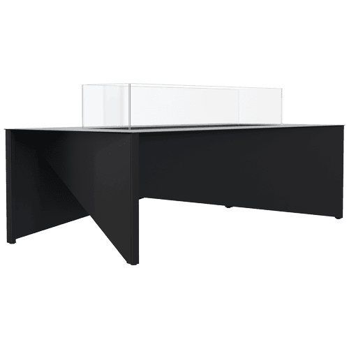 Bioethanol fire table KRATKI ORTA 930 with glazing fire line 75 cm