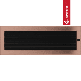 Rejilla de ventilación 17x49 latón galvanizado con persianas