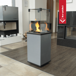 Terrassenheizer Patio Mini Quarzsinter Filo Mercurio automatische Steuerung 8,2kW