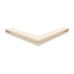 Eck-Lüftungsgitter LUFT 56x56x6 Creme