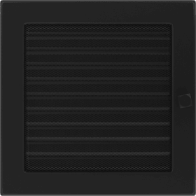 Vent Cover 22x22 black with blinds
