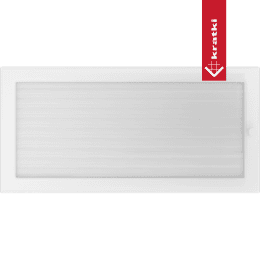 Mřížka 22x45 bílá se žaluzií