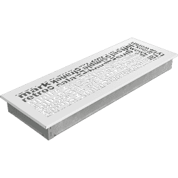 Pokrov za prezračevanje ABC 17x49 bel