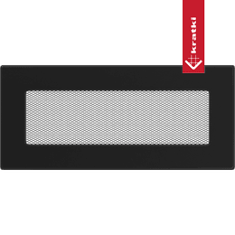Kratka wentylacyjna kominkowa 11x24 czarna