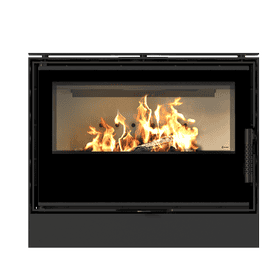 Wood burning steel stove KARI 70 Ø 150 8 kW self closing door