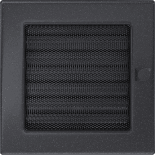 Vent Cover 17x17 graphite with blinds