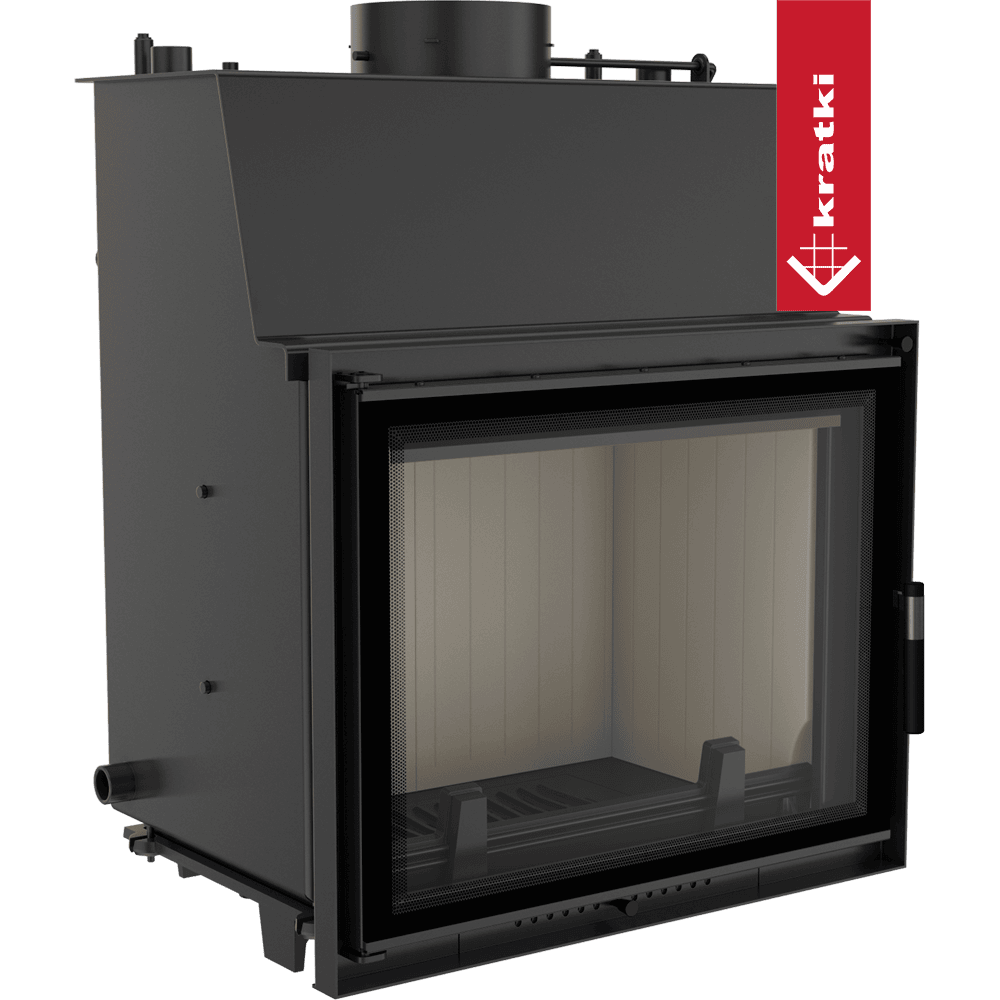Water heating fireplace KRATKI AMELIA DECO 15 kW Ø 220
