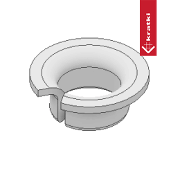 Tulej ślizgowa TUF - kołnierzowa - PTFE