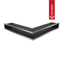 Vent Cover LUFT corner 56x56x9 polished