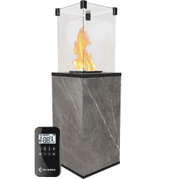 Plinski grelec Patio Mini Quartz Sintrana Osnovna plošča Natural Pietr Grey avtomatski 8,2 kW