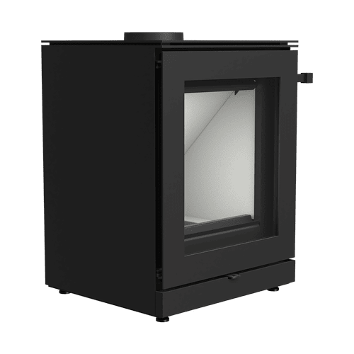 Stålovn KRATKI K5 MODULO 7 kW Ø 150
