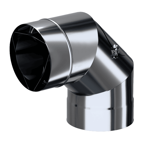 ADAM GAS Elbow with revision fi 130/200 90°