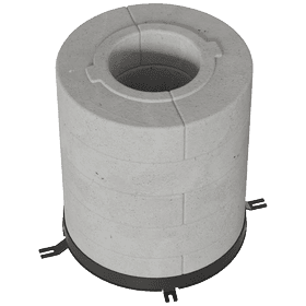 Zestaw krążków akumulacyjnych betonowych 10 szt. 5 warstw do pieców TORA/L