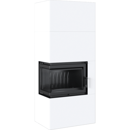 Kominek powietrzny Simple Box 8 kW Ø 200 Bianco
