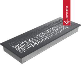Ventilatiedeksel ABC 17x49 grafiet