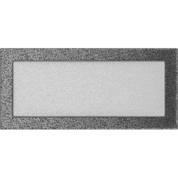Pokrov za prezračevanje 17x37 črne in srebrne barve