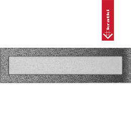 Capac aerisire 11x42 negru și argintiu