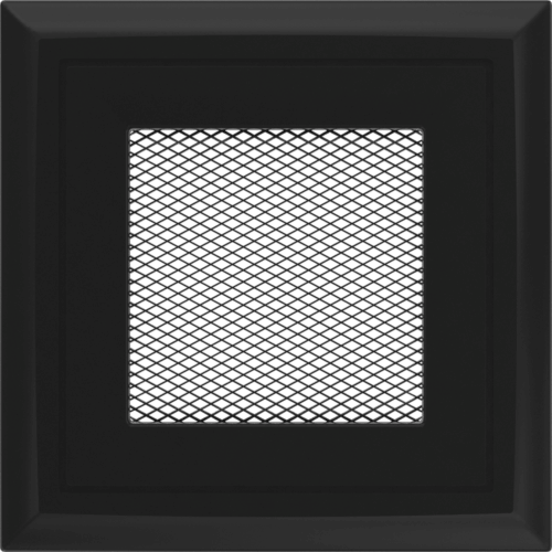 Kratka wentylacyjna kominkowa Oskar 11x11 czarna