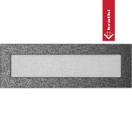 Poklopac za ventilaciju 11x32 crna i srebrna