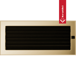 Mřížka 17x37 zlacená se žaluzií