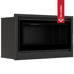 Caseta Focare Semineu KRATKI ARKE 95 14 kW Ø 200 negru termotec
