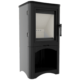 Jeklena peč na drva KRATKI K5 Ø 150 7 kW
