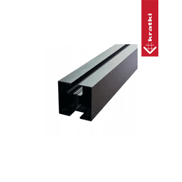 Profil aluminiowy 222 cm czarny