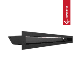Ventilatiedeksel LUFT 6x60 zwart