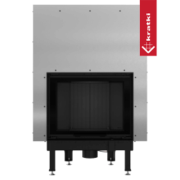 Čelični kamin KRATKI NADIA 10 kW Ø 200 podizanje crni thermotec