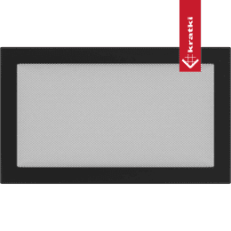 Rejilla de ventilación 22x37 negro