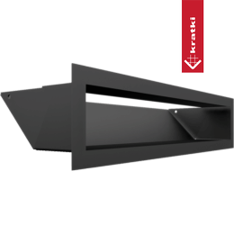 Ventilasjonsdeksel LUFT 9x40 sort Slim