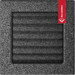 Vent Cover 17x17 black and silver with blinds