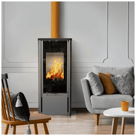 Wood burning steel stove ENYO Ø 150 8 kW