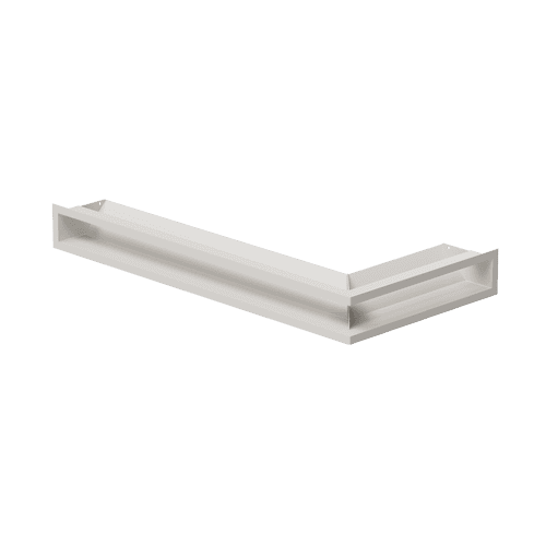 Eck-Lüftungsgitter LUFT links 80x40x9 Kaschmir Slim
