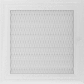 Vent Cover Oskar 22x22 white with blinds