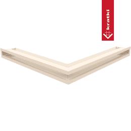 Vent Cover LUFT corner 56x56x6 cream Slim