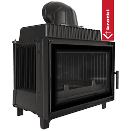 Gjutjärnskamin Kratki FRANEK DECO 14 kW Ø 200