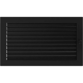 Vent Cover 22x37 black with blinds