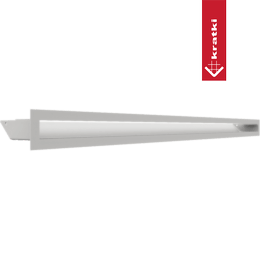 Ventilatiedeksel LUFT 6x100 wit Slim