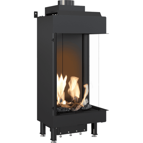 Gāzes kamīns KRATKI LEO 45 / 68 labās puses propāns butāns ∅ 100/150 4,1 kW