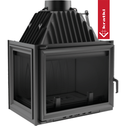 Gietijzeren haard ZUZIA linkszijdig 15 kW Ø 200