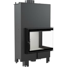 Vodni kamin KRATKI MBZ desni 13 kW Ø 200 samozapiralna vrata