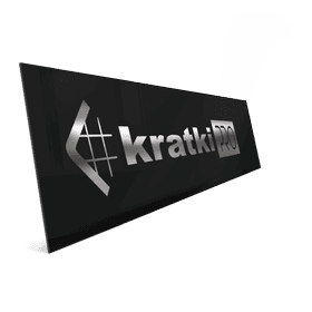 Tablero con el logo KRATKI PRO 75x20 cm