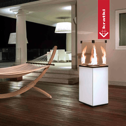 Patio Gas Heater Patio Mini Glass Panel White manual 8,2 kW