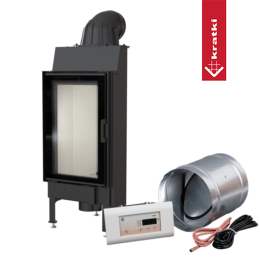 Smart stålpeis NADIA GRILLER 9 kW Ø 200 MSK
