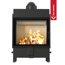 Chimenea de leña de acero KRATKI LUCY 15 kW Ø 200