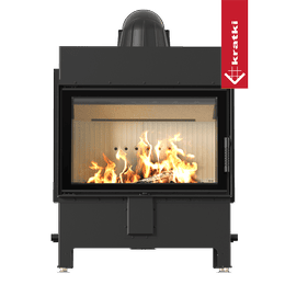 Chimenea de leña de acero KRATKI LUCY 14 kW Ø 200